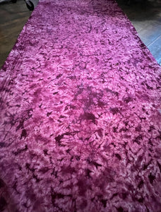 Beautiful burgundy crinkle linen tablecloth 56”x100”