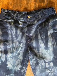 Navy crinkle pants 38”x34”